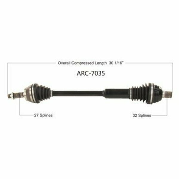 Wide Open OE Replacement CV Axle for ARCTIC REAR L/R WILDCAT XX 18-19 ARC-7035